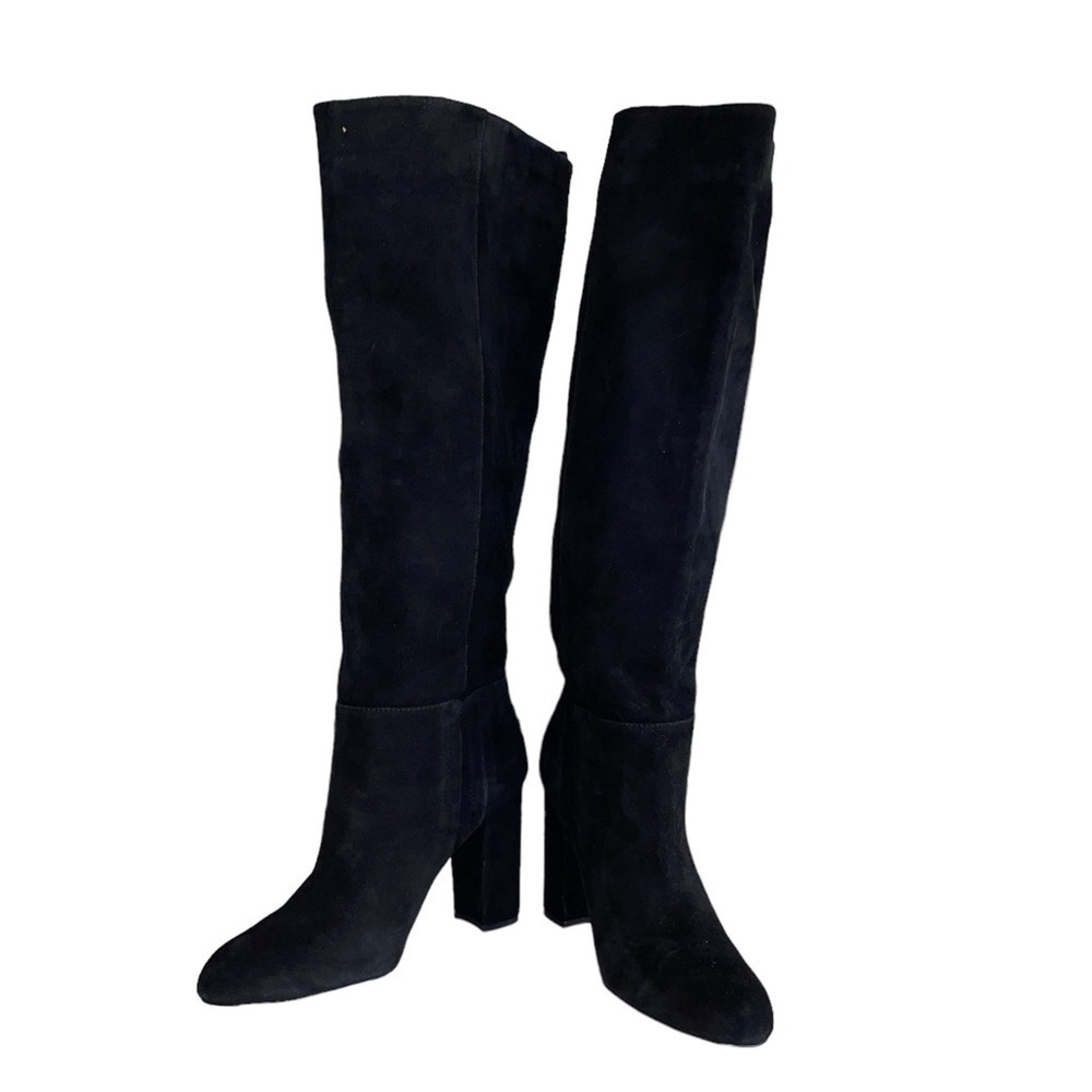 NWOT - Sam Edelman Caprice Knee-High Boot Black Suede Boot Size 9.5 no box - Picture 13 of 13